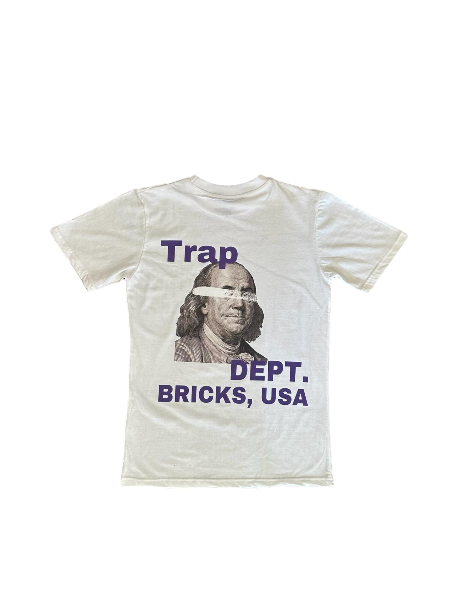 White & Purple Trap Dept Tee