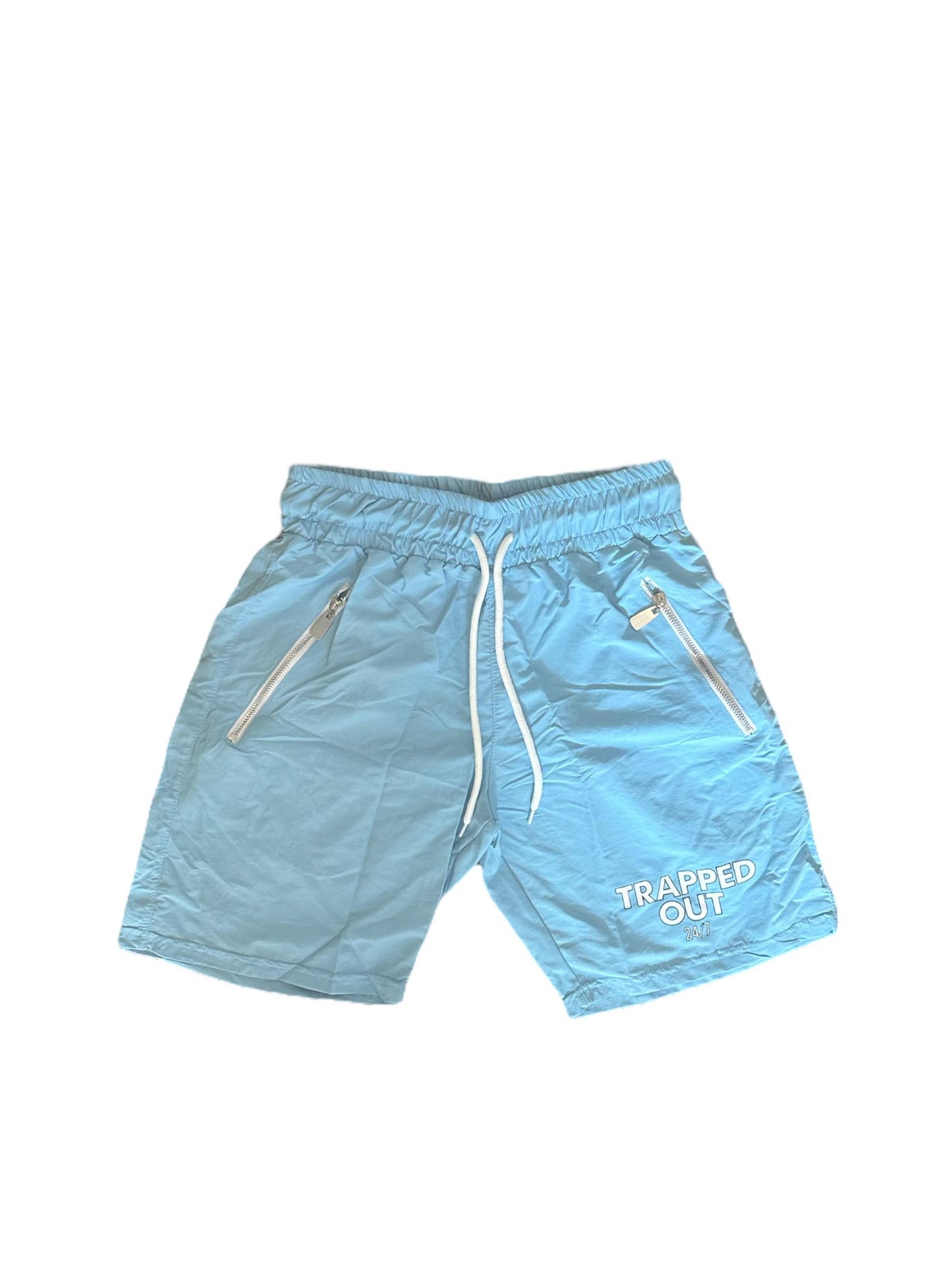 Sky Blue & White 24/7 shorts