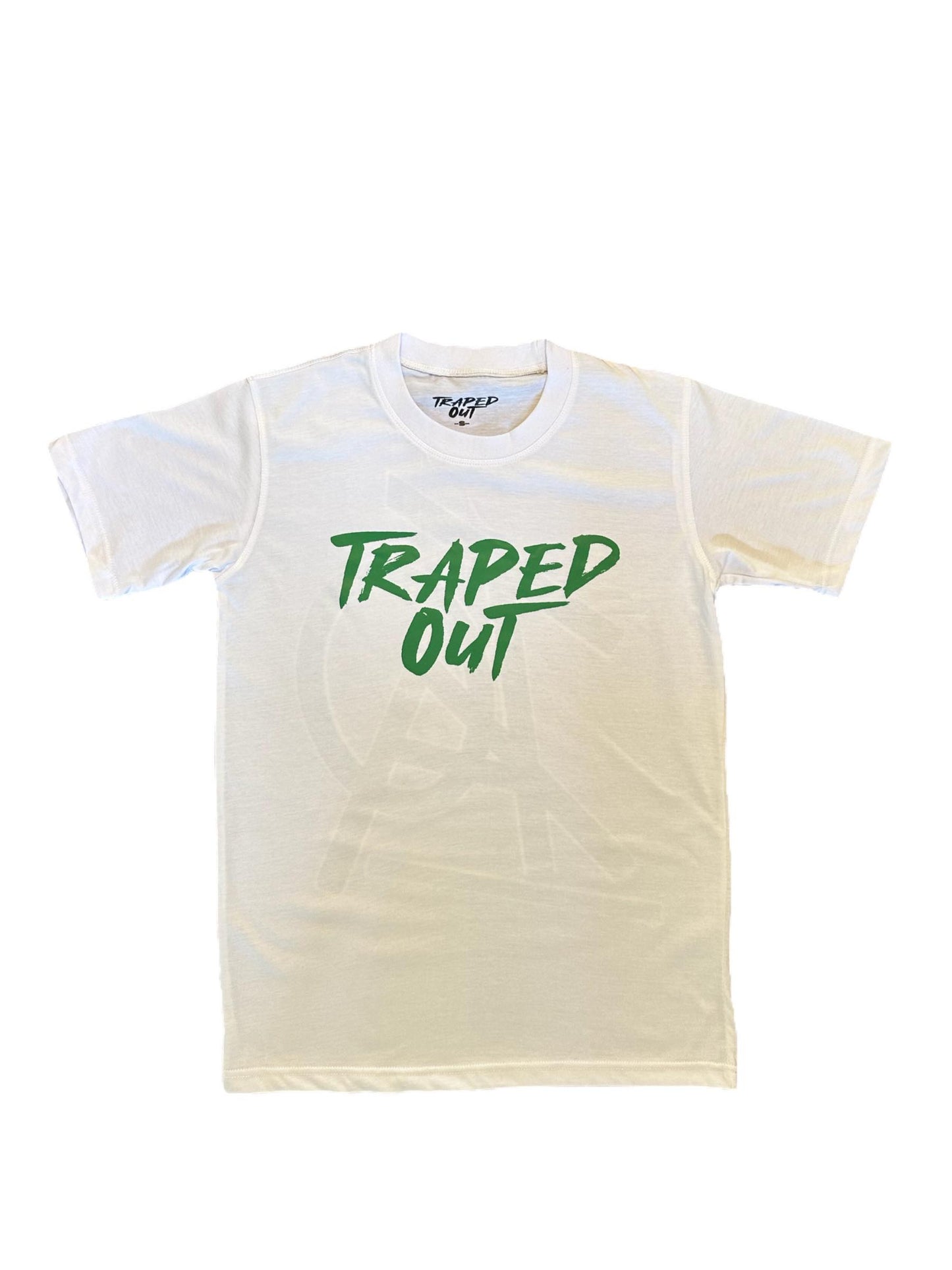 Green and White Tee
