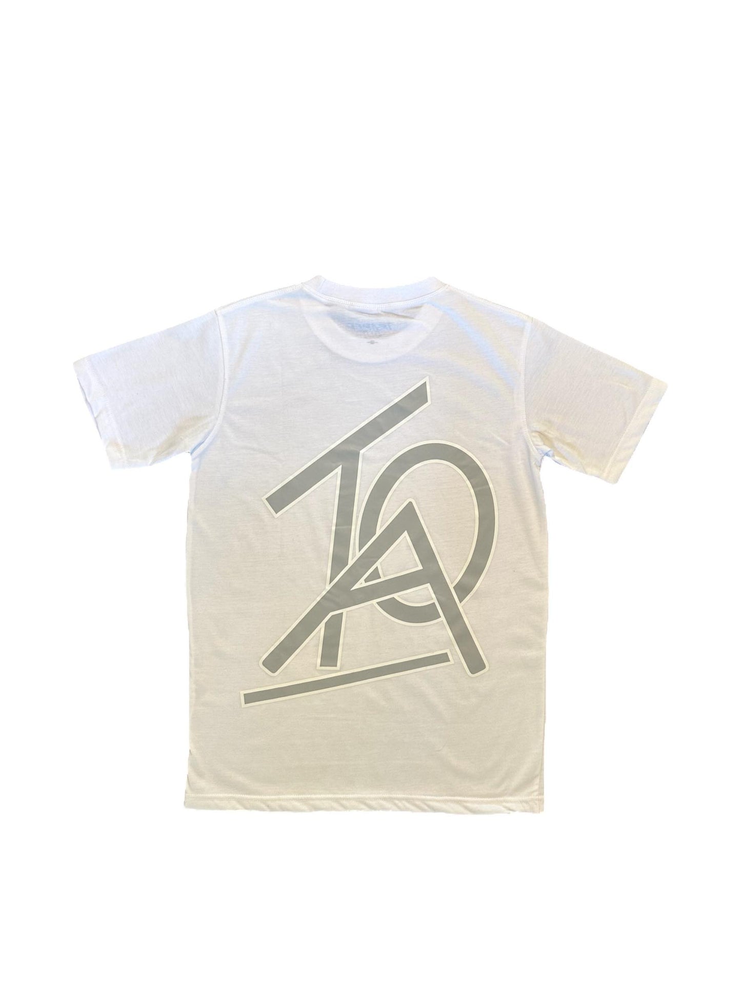 Grey and White Tee
