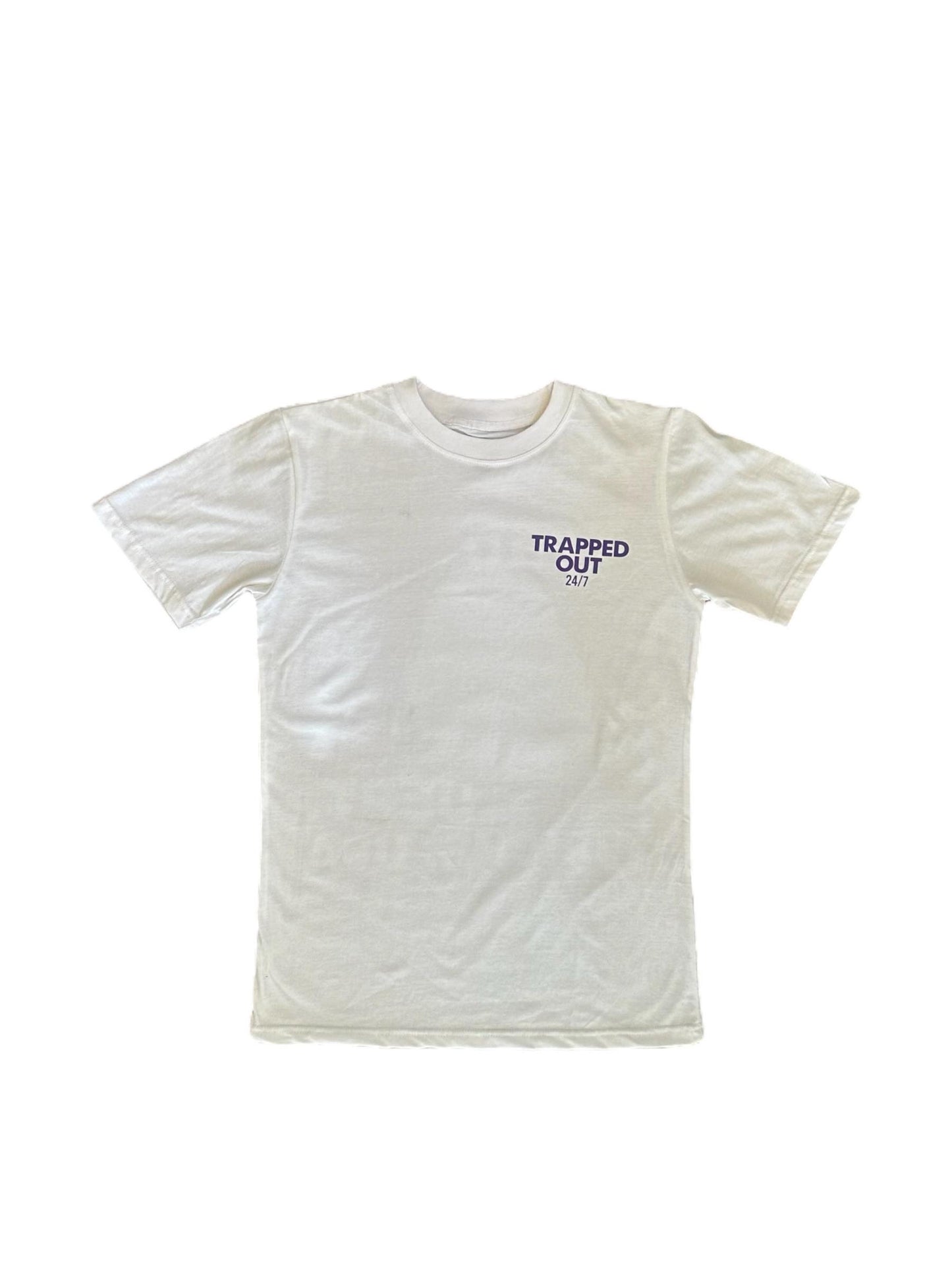White & Purple Trap Dept Tee