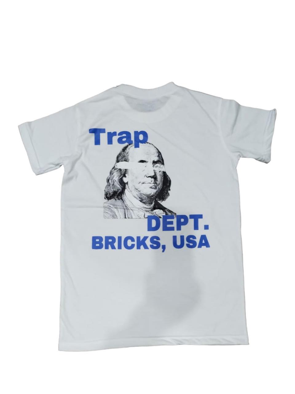 White & Blue Trap Dept Tee
