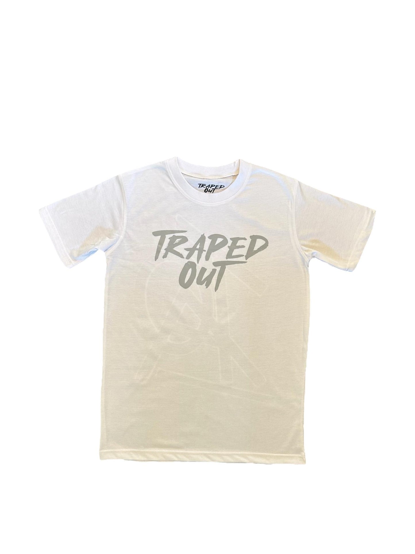 Grey and White Tee