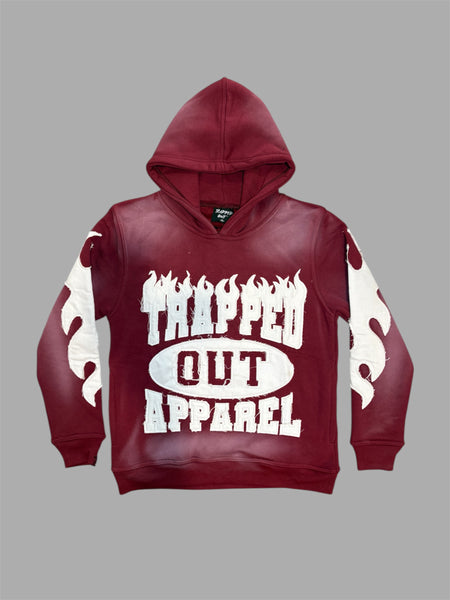 Trap Hoodie 2.0 - Burgundy