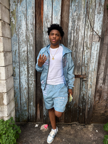 Windbreaker Jackets - Sky Blue