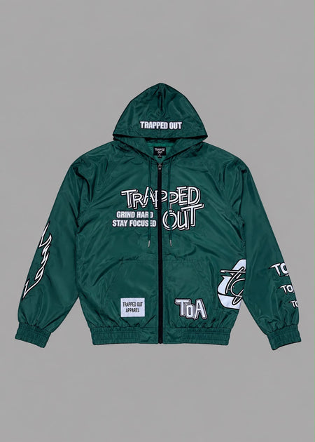 Windbreaker Jackets - Full Green