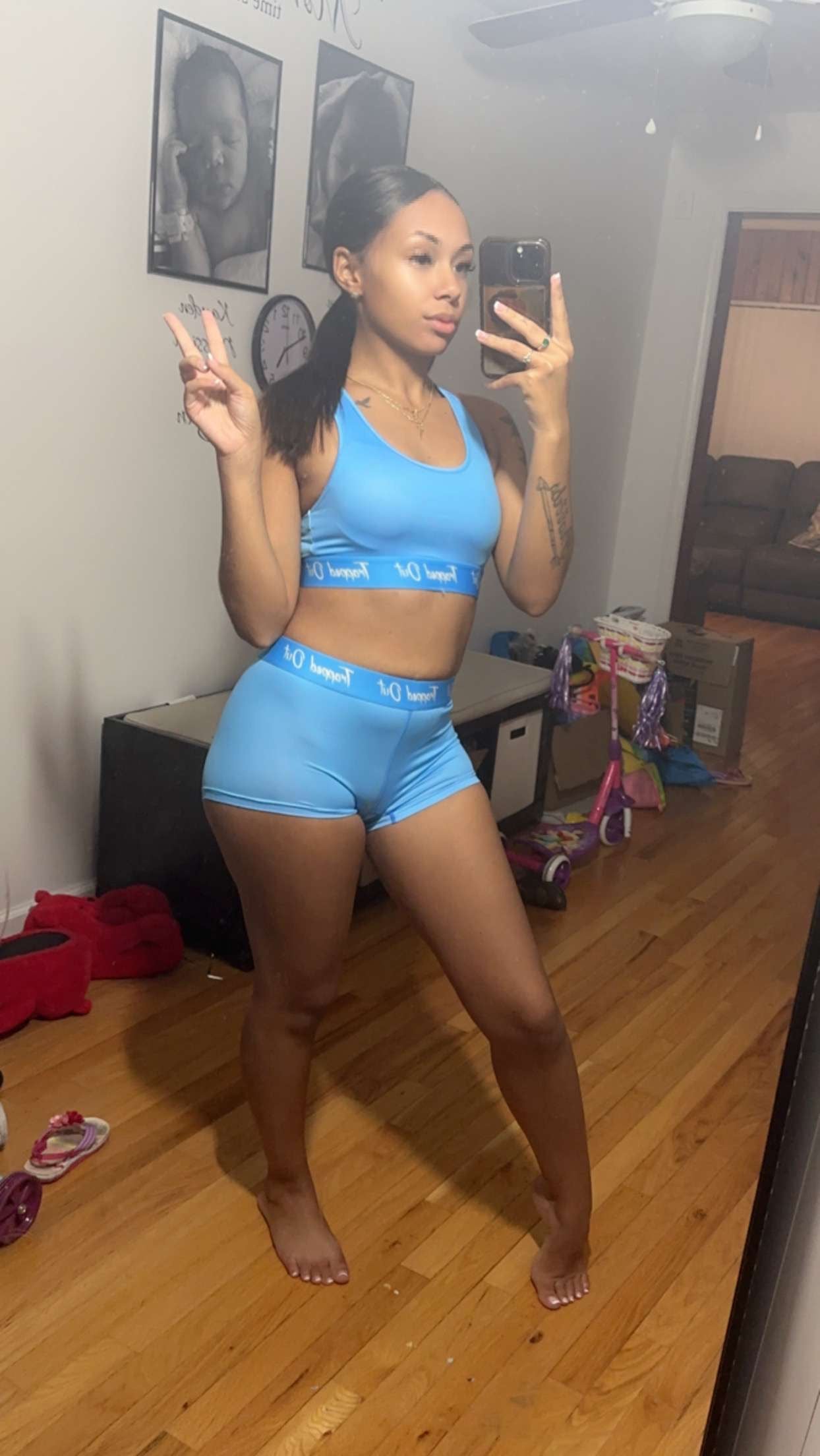 Sky Blue Short Ethika Trap Set