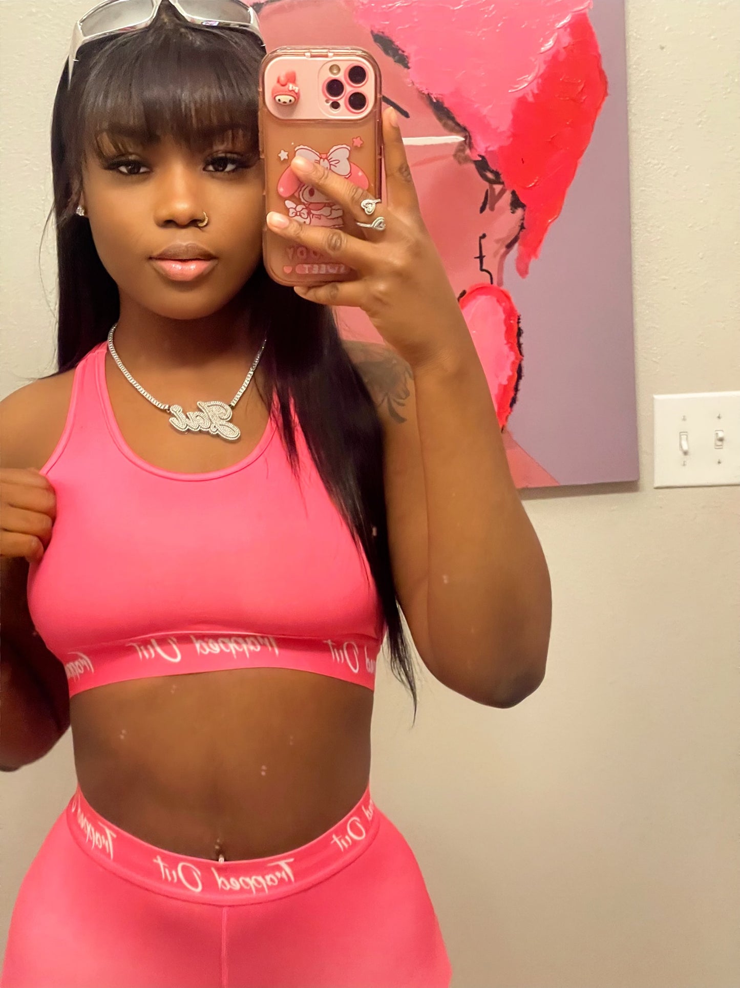 Pink Ethika Short Trap Set