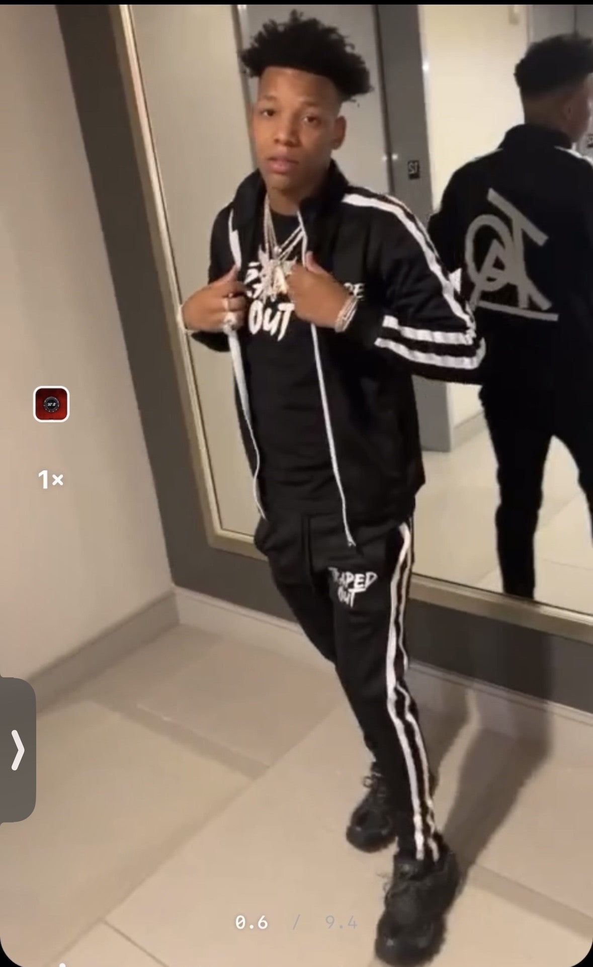 Black & White Track Jacket