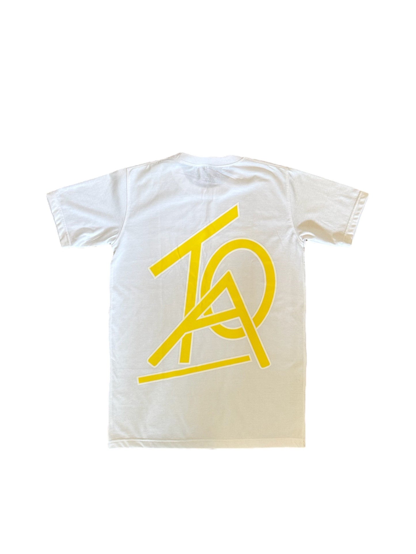 Yellow & White Trapped Out Tee
