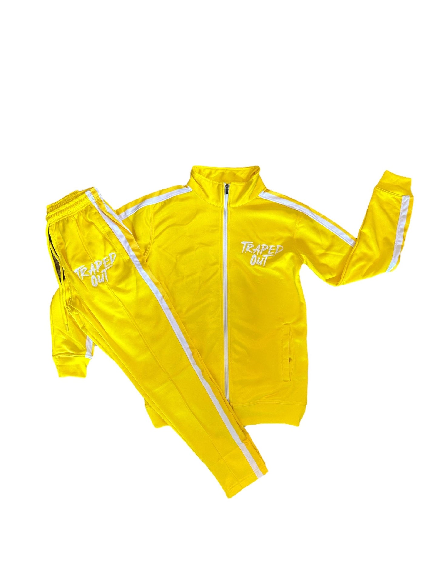 Yellow & White Track Jacket