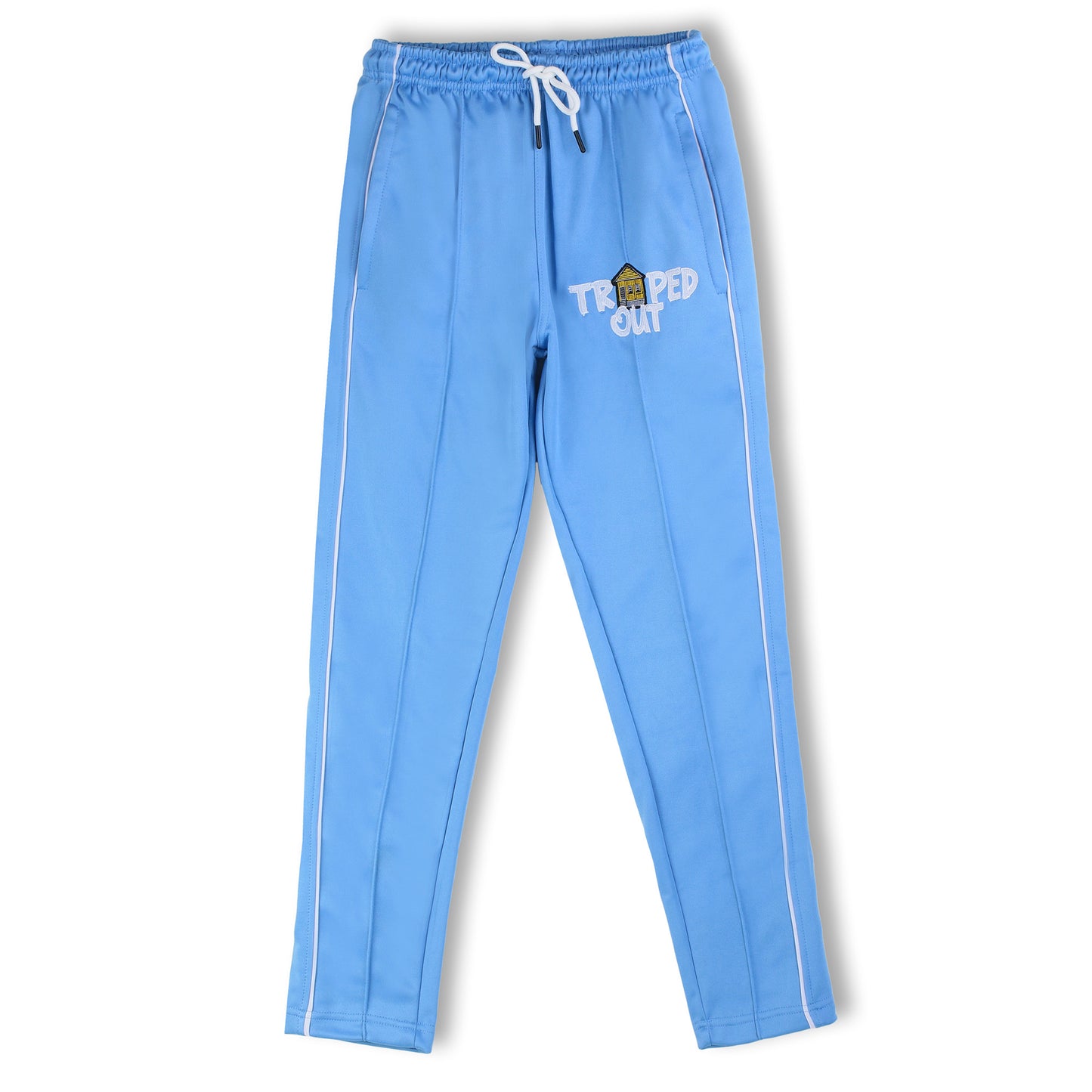 Light Blue & White Track Pants