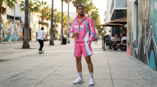 streetwear shorts outfit mens