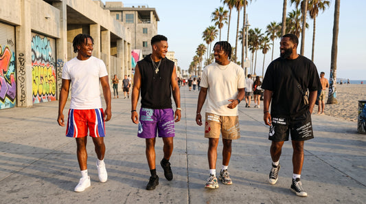 graphic streetwear shorts
