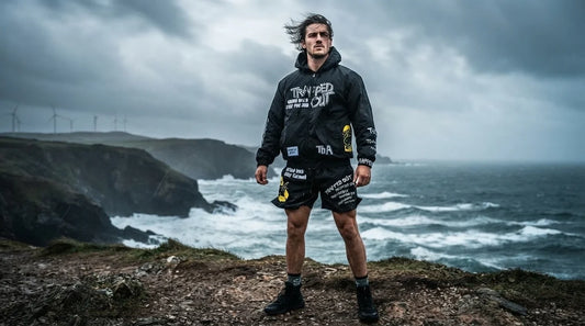 men windbreaker shorts