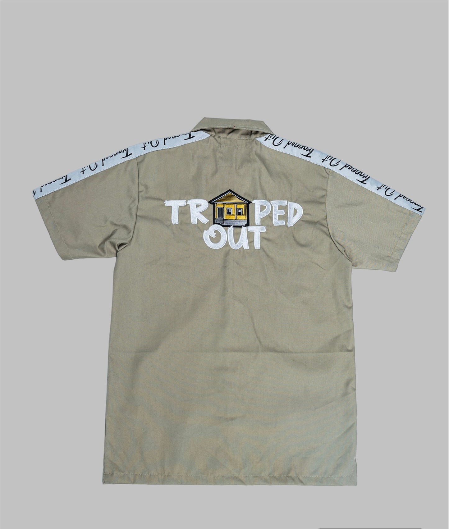 Khaki Trapped Out Dickie Shirt