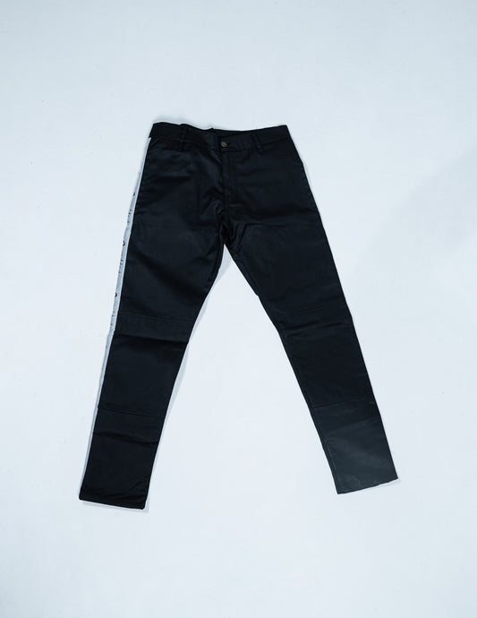 Black Trapped Out Dickie Pants