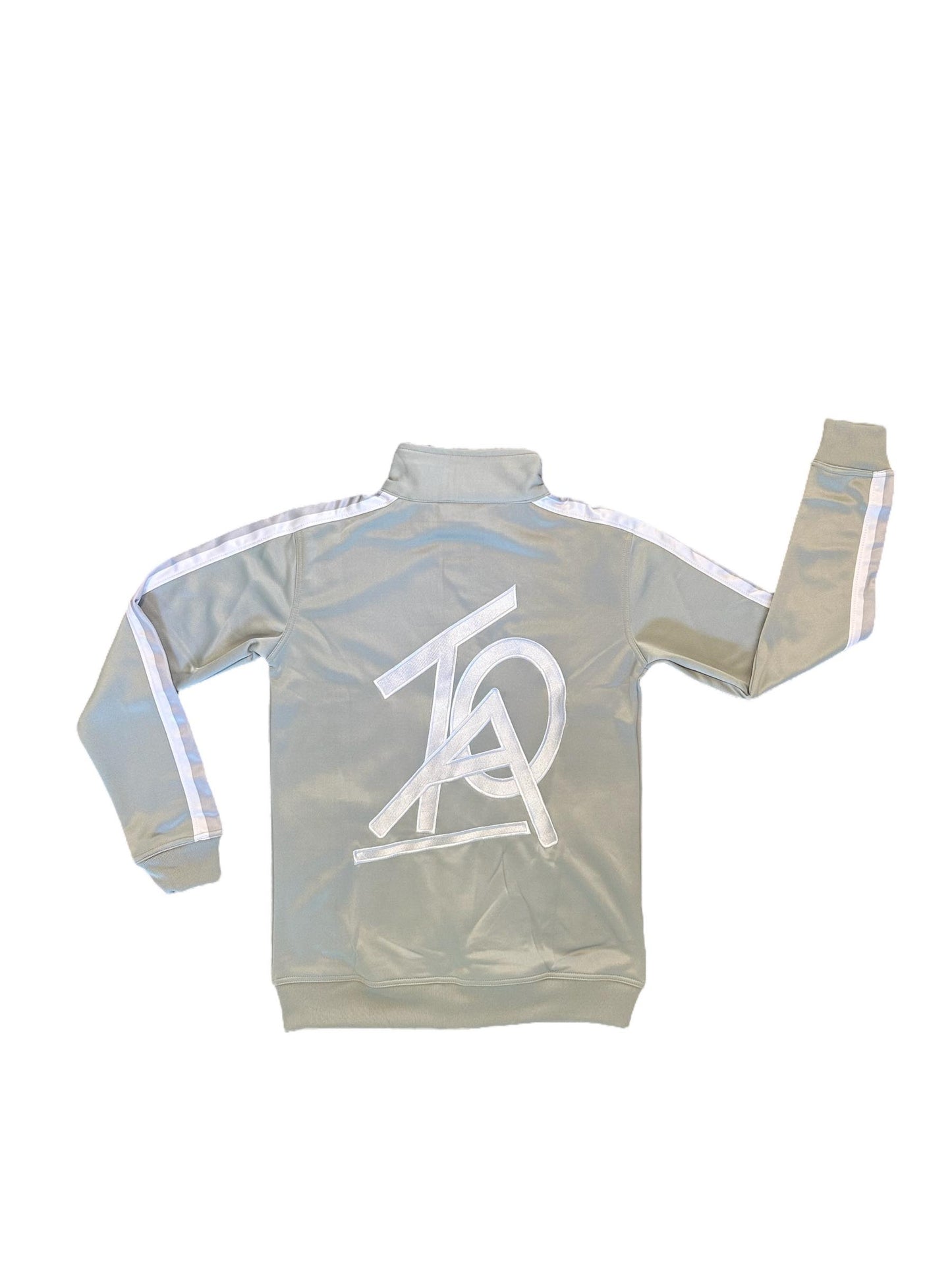 Grey and White Track Jacket