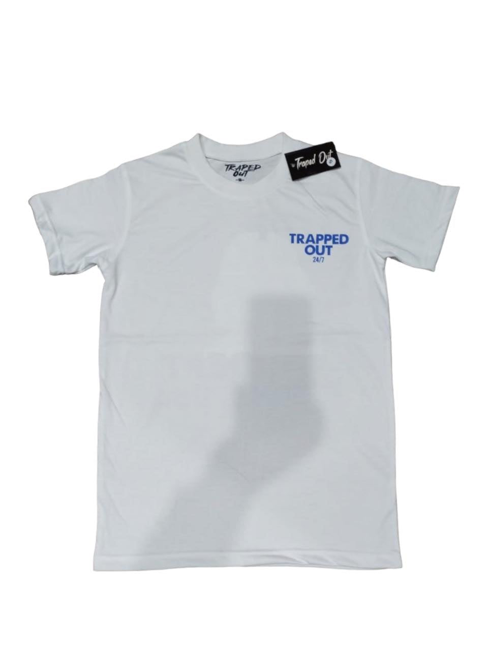 White & Blue Trap Dept Tee