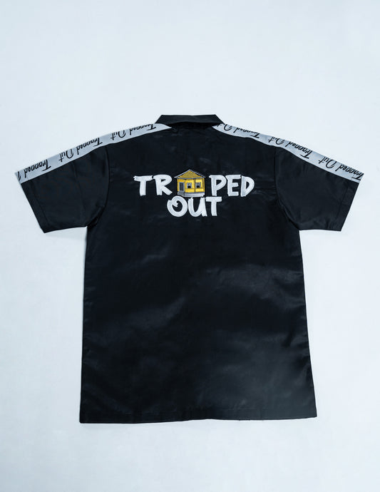 Black Trapped Out Dickie Shirt
