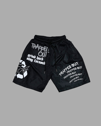 Windbreaker Shorts - Black