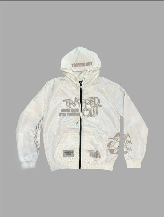 Windbreaker Jackets - White color