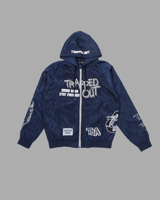 Windbreaker Jackets - Dark Blue