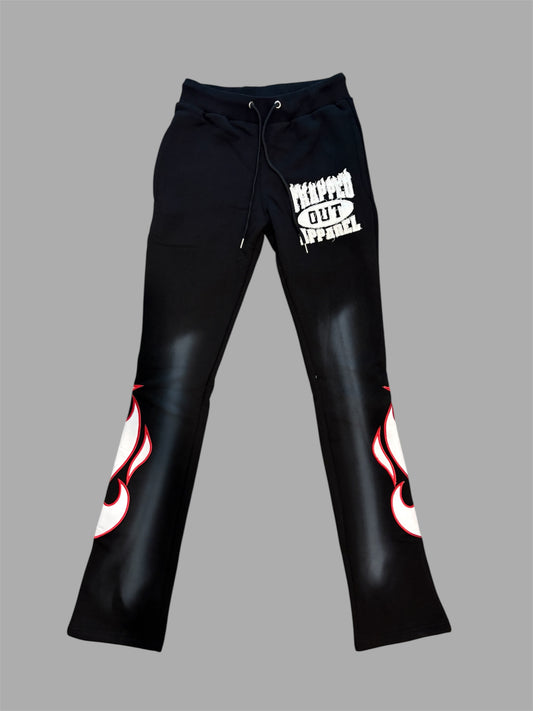 Trap pants 2.0 - Black/Red