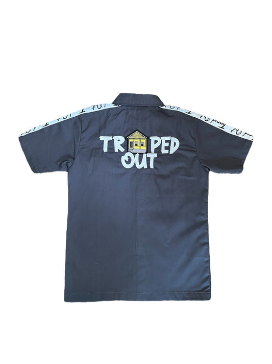 Grey Trapped Out Dickie Shirt