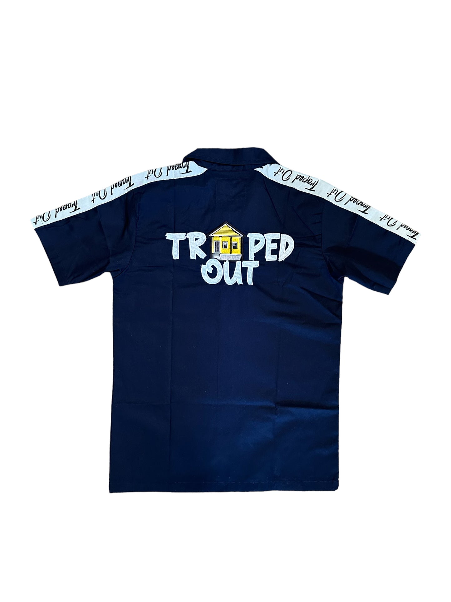 Navy Blue Trapped Out Dickie Shirt