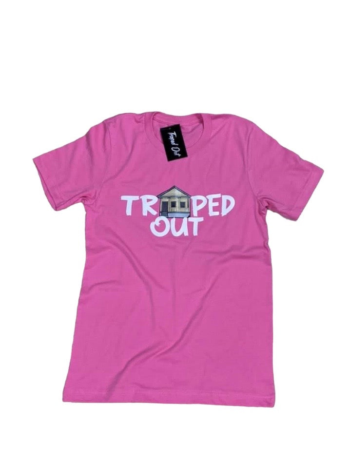 Pink Trapped Out Tee