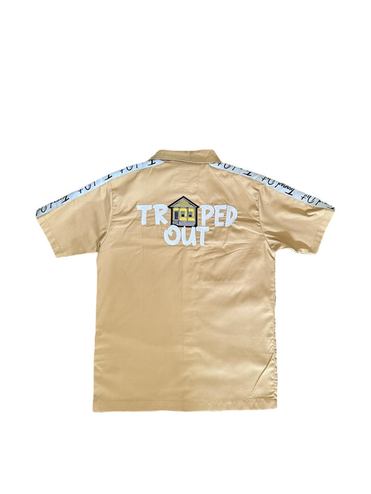 Khaki Trapped Out Dickie Shirt