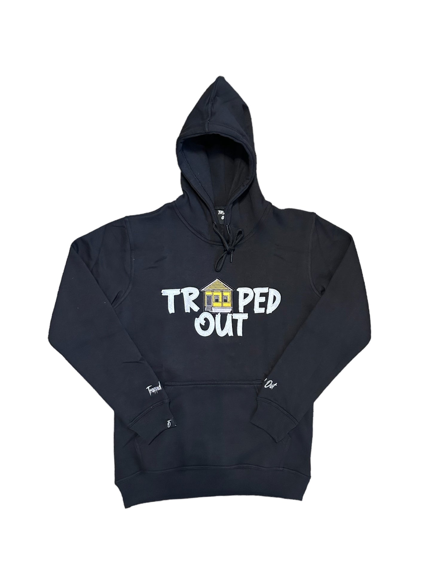 Black & White Traped Out Hoodie