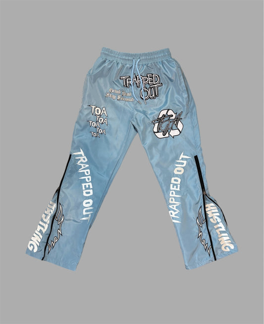 Windbreaker Pants - Sky Blue
