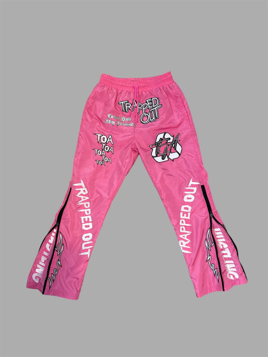 Windbreaker Pants - pink